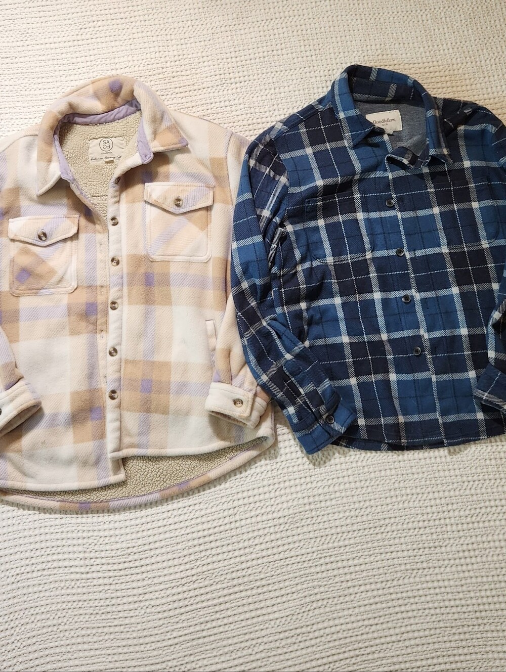 Set Of 2 Plaid Jackets
